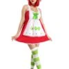 Sassy Strawberry Shortcake Costume For Women 1 Sassy Strawberry Shortcake Costume For Women -Halloween Costumes adult sassy strawberry shortcake costume