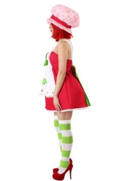 Sassy Strawberry Shortcake Costume For Women 12 Sassy Strawberry Shortcake Costume For Women -Halloween Costumes adult sassy strawberry shortcake costume alt 2