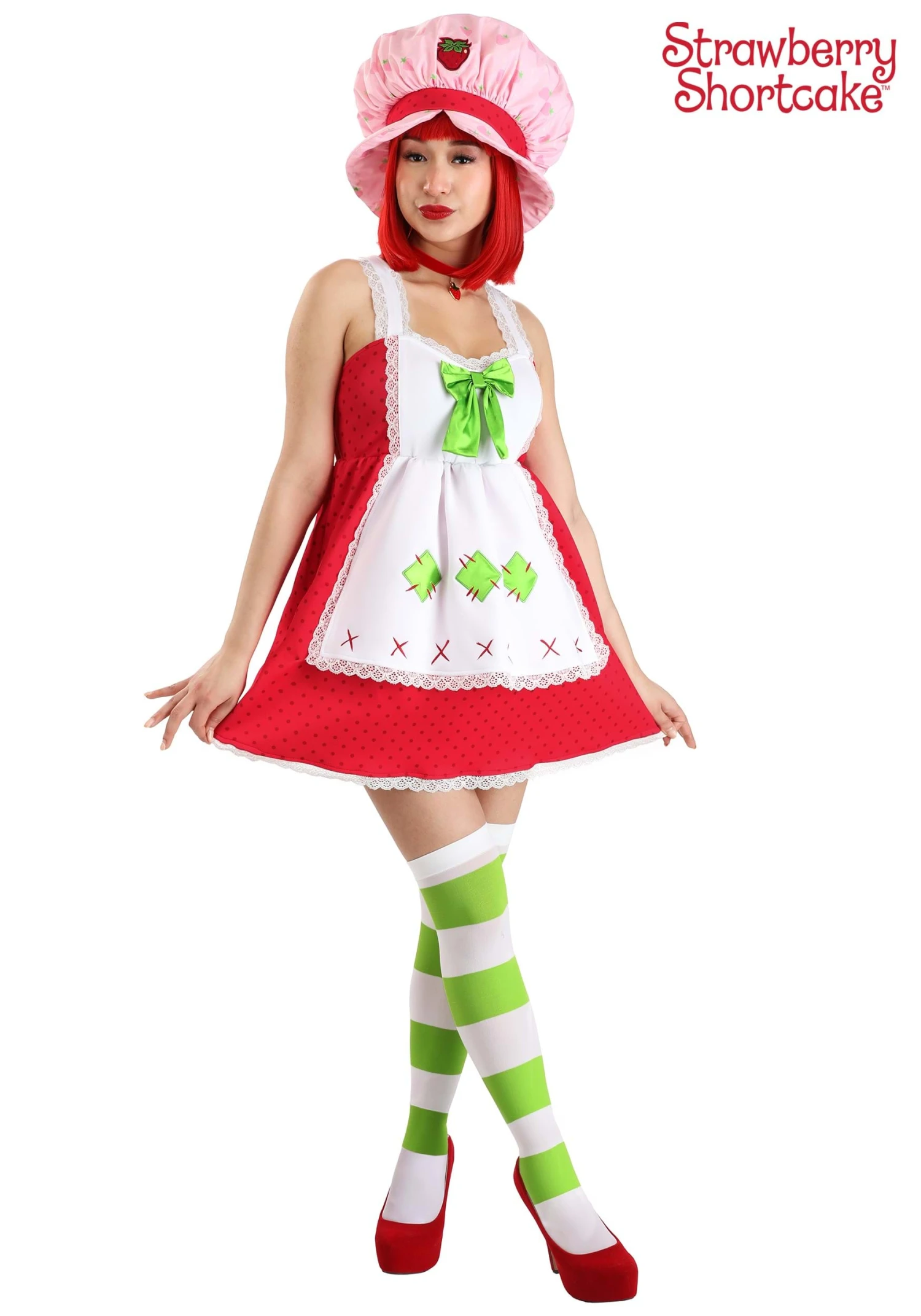 Sassy Strawberry Shortcake Costume For Women 3 Sassy Strawberry Shortcake Costume For Women