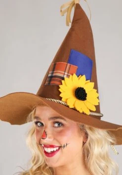 Women's Scarecrow Quick Poncho Costume 8 Women's Scarecrow Quick Poncho Costume -Halloween Costumes adult scarecrow quick costume alt 2