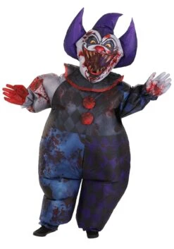 Scary Inflatable Clown Costume For Adults