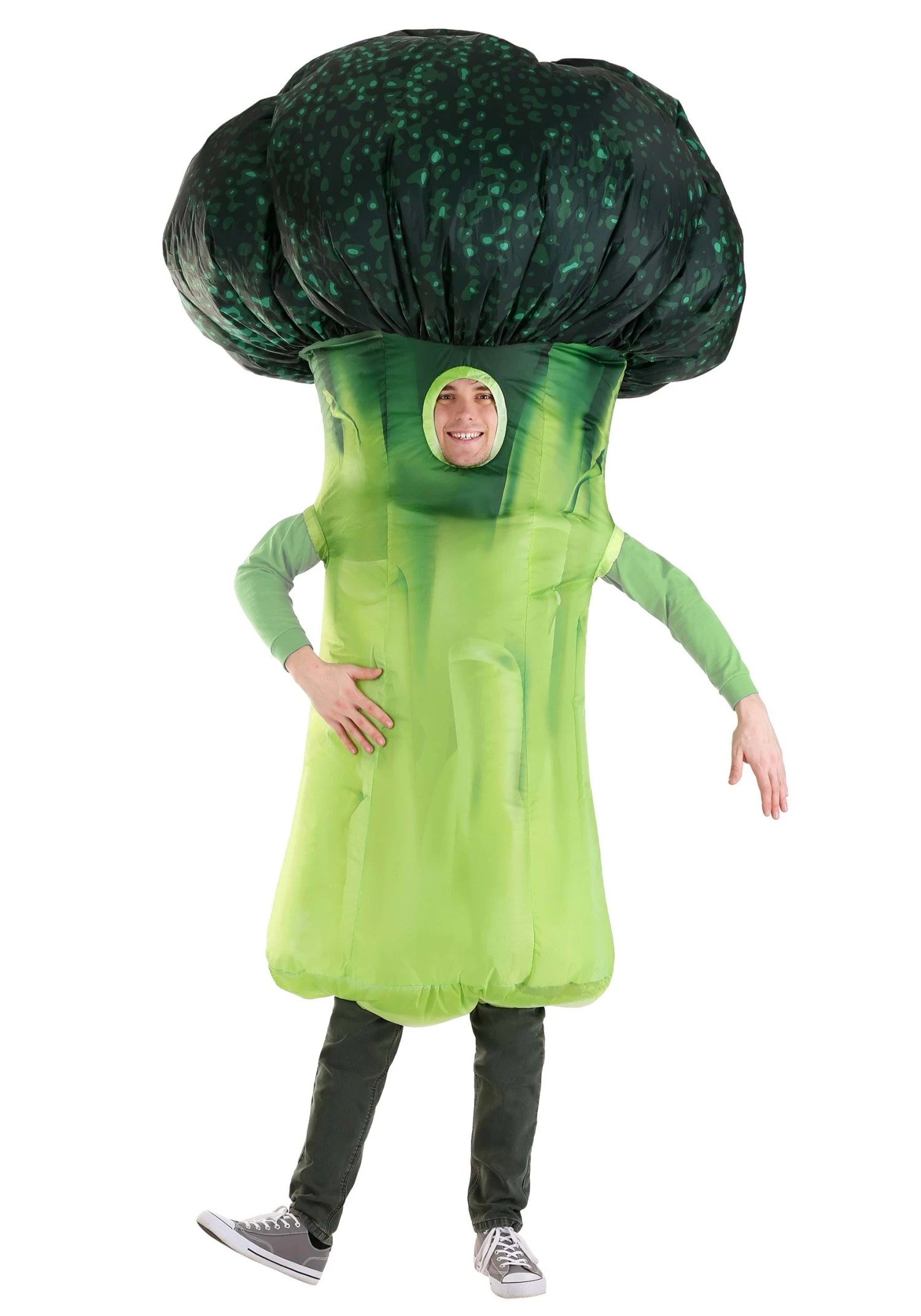 Inflatable Scrumptious Broccoli Costume For Adults 3 Inflatable Scrumptious Broccoli Costume For Adults