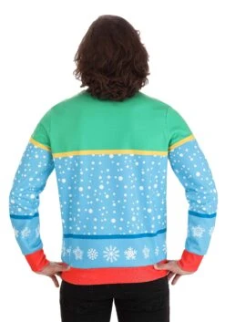 Adult Sesame Street Christmas Sweatshirt -Halloween Costumes adult sesame street christmas sweater alt 6