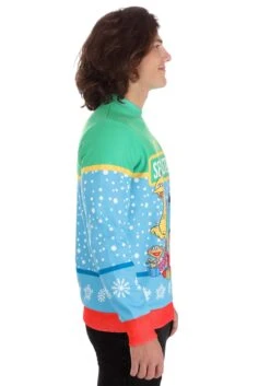 Adult Sesame Street Christmas Sweatshirt -Halloween Costumes adult sesame street christmas sweater alt 9