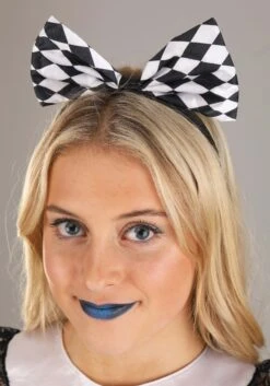 Women's Sexy Dark Alice Costume Dress 11 Women's Sexy Dark Alice Costume Dress -Halloween Costumes adult sexy dark alice costume alt 2