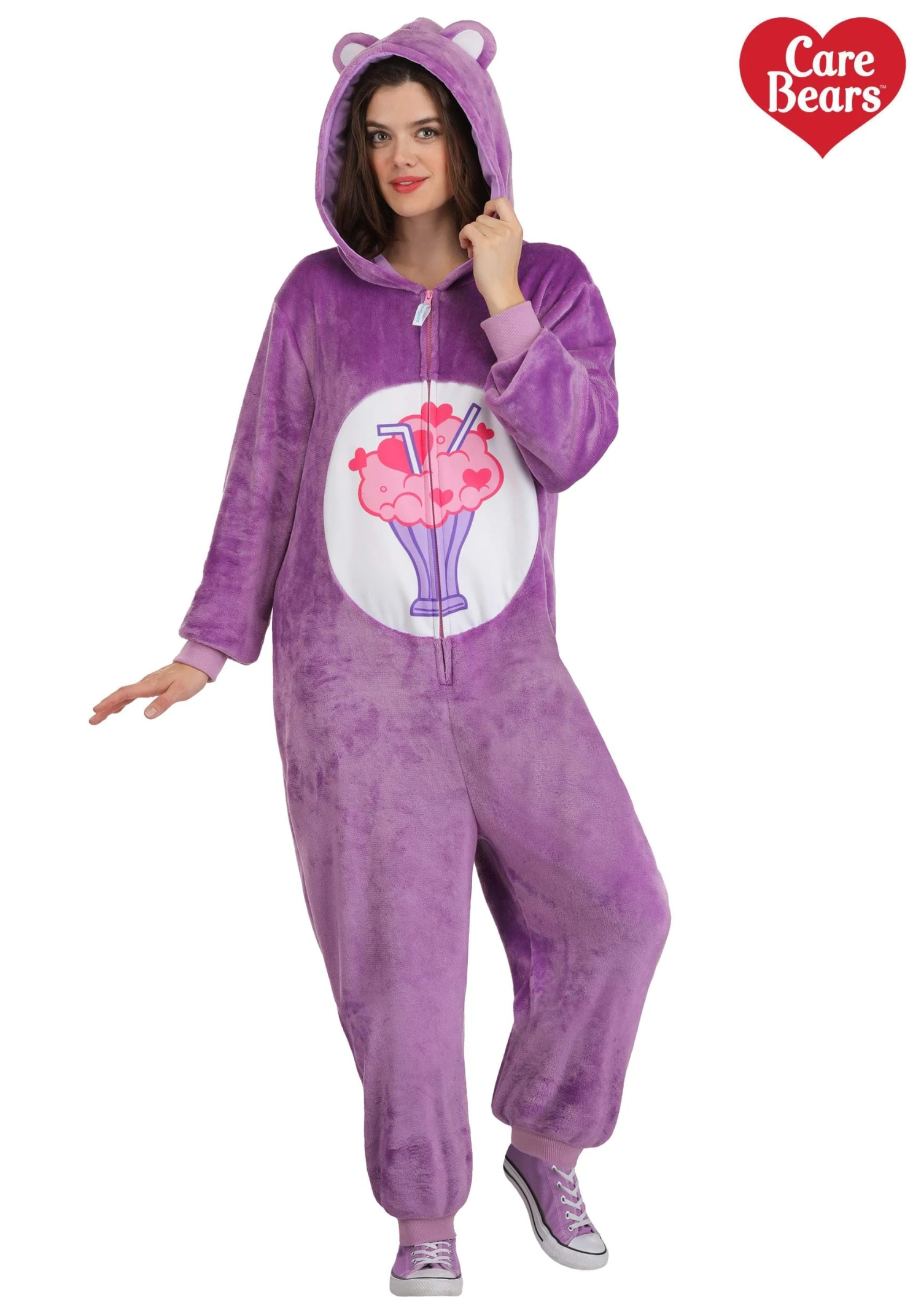 Adult Care Bears Share Bear Costume Onesie 4 Adult Care Bears Share Bear Costume Onesie - Image 2