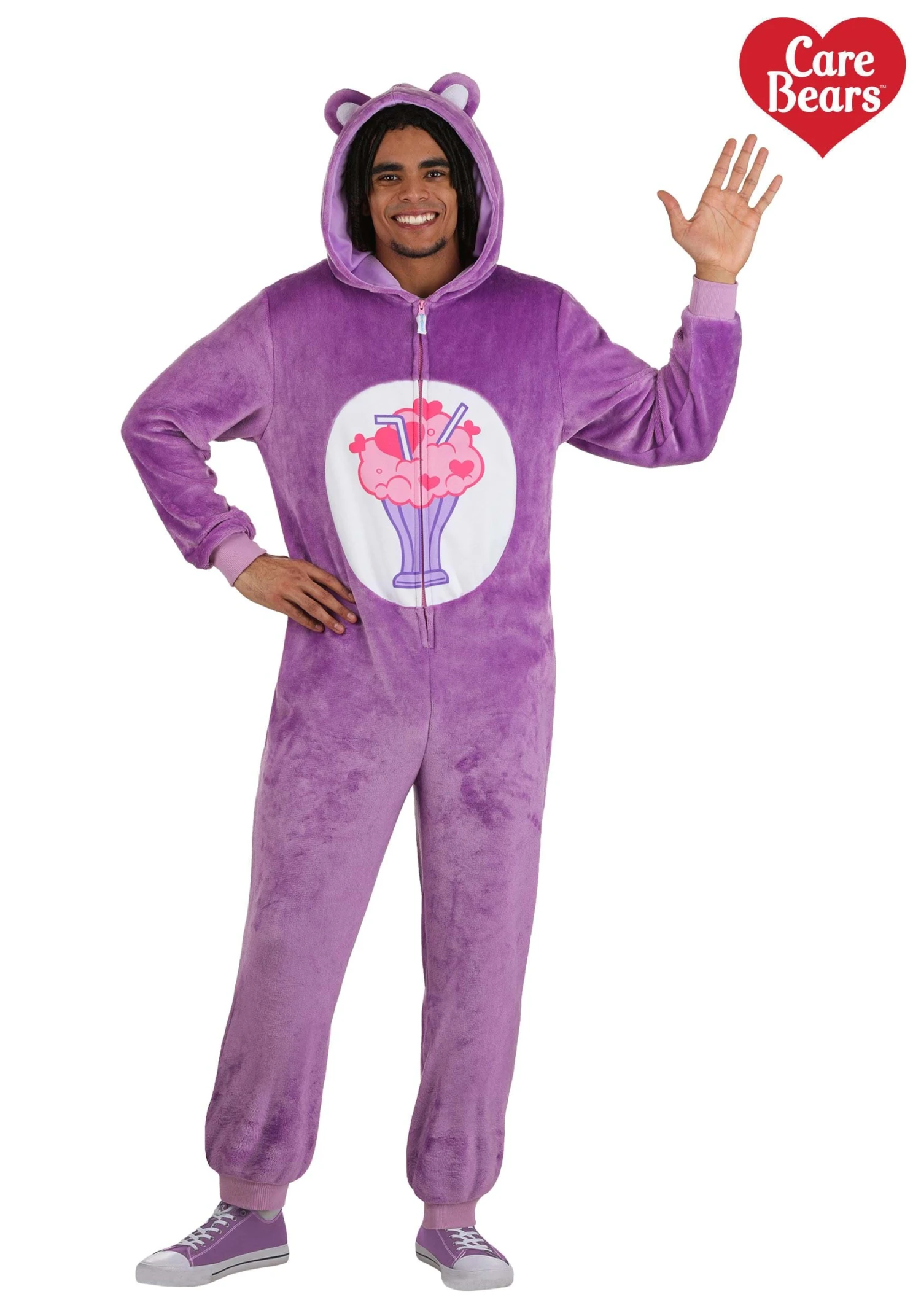 Adult Care Bears Share Bear Costume Onesie 3 Adult Care Bears Share Bear Costume Onesie