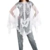 Sheer Skeleton Costume Poncho For Adults 1 Sheer Skeleton Costume Poncho For Adults -Halloween Costumes adult sheer skeleton costume poncho