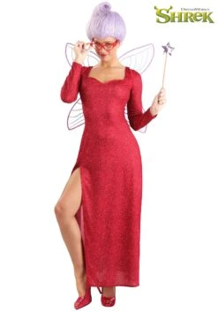 Shrek Fairy Godmother Costume For Women 16 Shrek Fairy Godmother Costume For Women -Halloween Costumes adult shrek fairy godmother costume alt 6