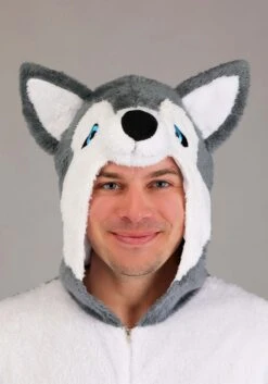 Adult Siberian Husky Dog Costume -Halloween Costumes adult siberian husky dog costume alt 3