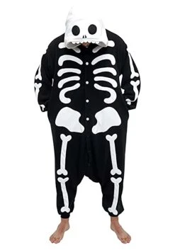 Skeleton Kigurumi For Adults 5 Skeleton Kigurumi For Adults -Halloween Costumes adult skeleton kigurumi alt 1