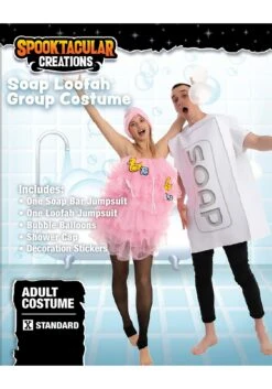 Adult Soap And Loofa Couples Costume -Halloween Costumes adult soap and loofa couples costume alt 5