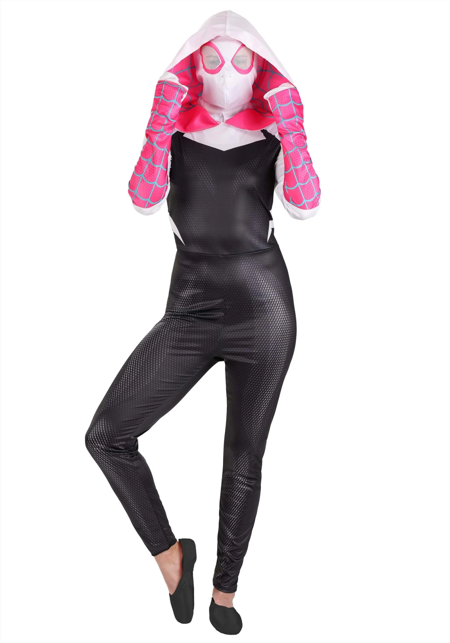 JAZWARES Spider-Gwen Costume For Adults 5 JAZWARES Spider-Gwen Costume For Adults - Image 3