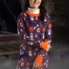 Spooky Smiles Halloween Sweater Dress For Adults -Halloween Costumes adult spooky smiles halloween sweater dress main