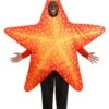 Adult Orange Starfish Costume 2 Adult Orange Starfish Costume -Halloween Costumes adult starfish costume