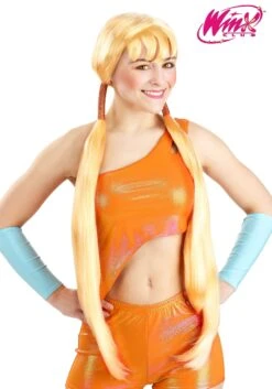 Winx Club Stella Costume Wig For Women