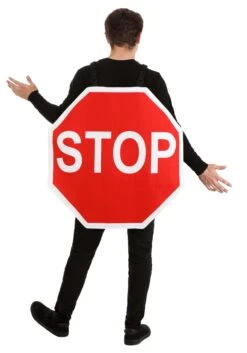 Stop Sign Costume For Adults -Halloween Costumes adult stop sign costume alt 1