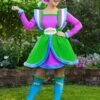 Stormy Rainbow Brite Costume For Women 1 Stormy Rainbow Brite Costume For Women -Halloween Costumes adult stormy rainbow brite costume
