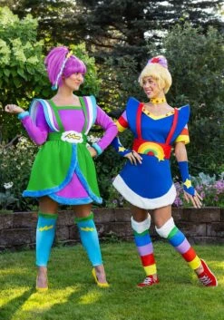 Stormy Rainbow Brite Costume For Women 13 Stormy Rainbow Brite Costume For Women -Halloween Costumes adult stormy rainbow brite costume alt 2