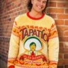 Tapatio Hot Sauce Adult Sweater -Halloween Costumes adult tapatio hot sauce sweater