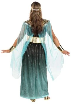 Teal Ombre Cleopatra Costume For Women 8 Teal Ombre Cleopatra Costume For Women -Halloween Costumes adult teal cleopatra costume alt 1