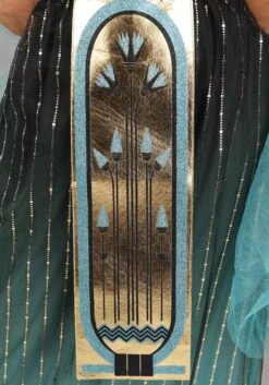 Teal Ombre Cleopatra Costume For Women 11 Teal Ombre Cleopatra Costume For Women -Halloween Costumes adult teal cleopatra costume alt 4