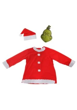 Dr. Seuss The Grinch Santa Costume For Adults -Halloween Costumes adult the grinch santa costume alt 2