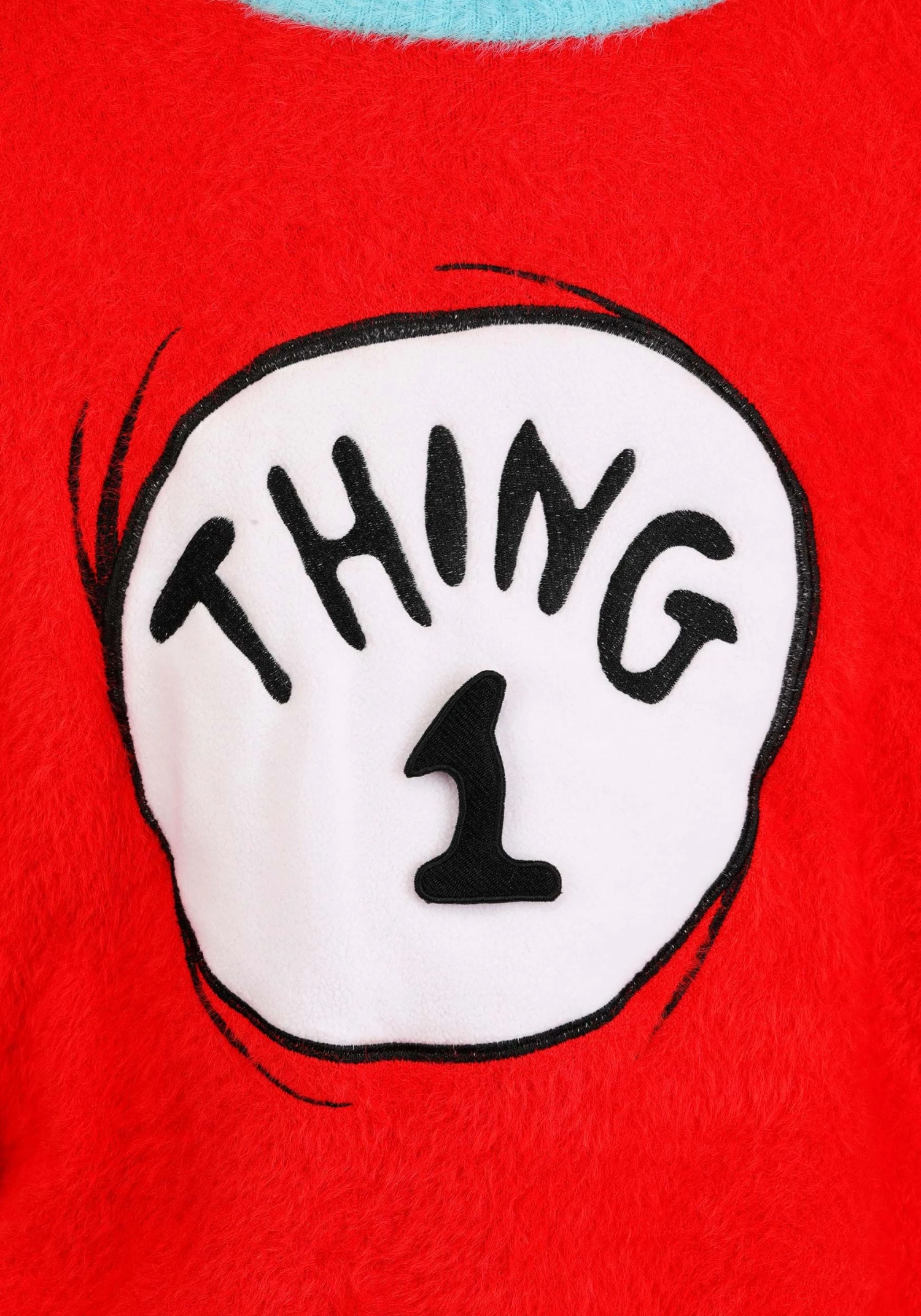 Dr. Seuss Adult Thing 1 & 2 Christmas Sweater 10 Dr. Seuss Adult Thing 1 & 2 Christmas Sweater - Image 8