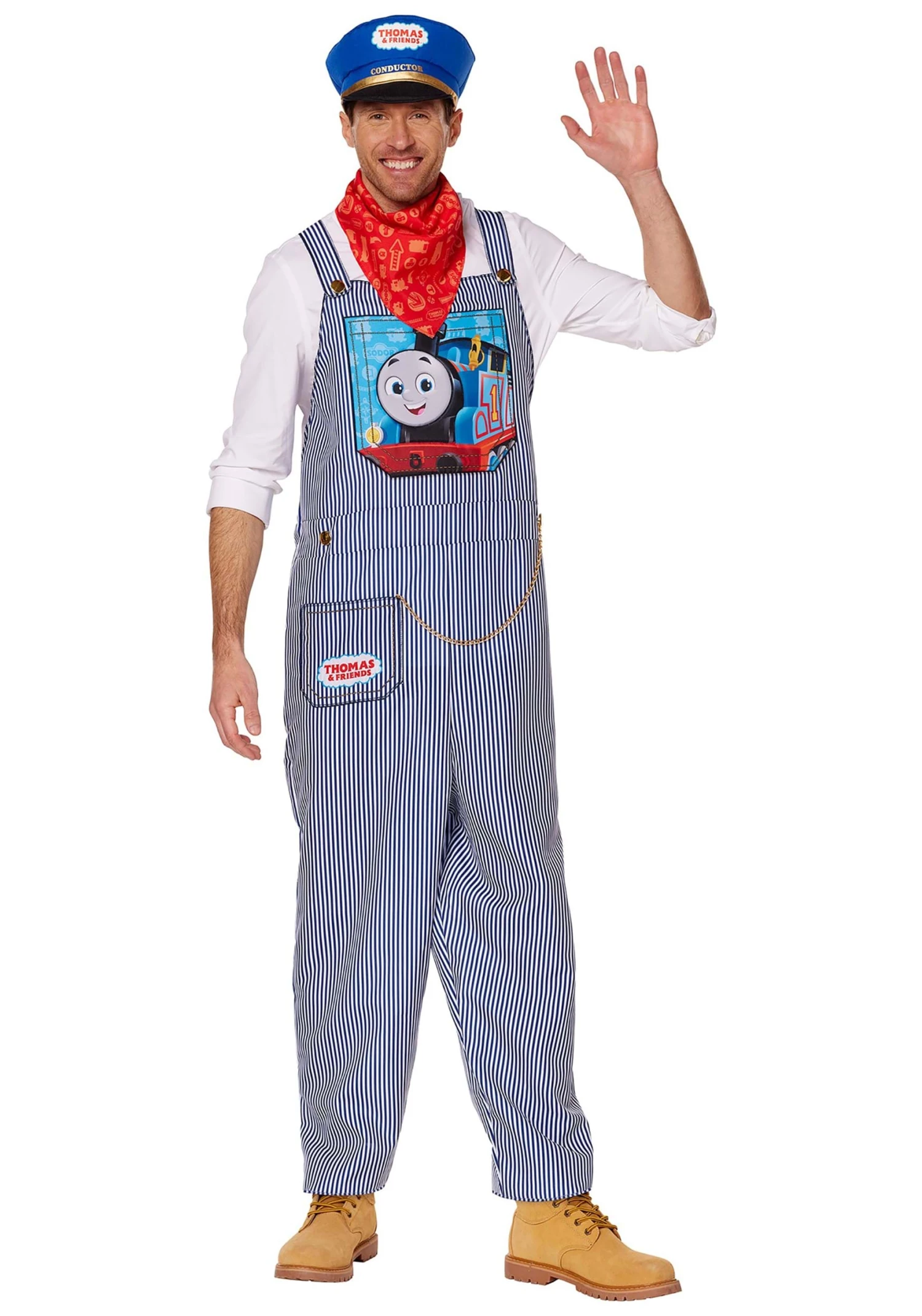Thomas The Tank Engine Conductor Costume For Adults 3 Thomas The Tank Engine Conductor Costume For Adults