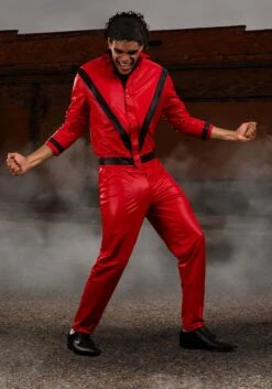 Michael Jackson Thriller Costume For Men 12 Michael Jackson Thriller Costume For Men -Halloween Costumes adult thriller michael jackson costume alt 1