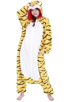 Adult Tiger Kigurumi Onesie -Halloween Costumes adult tiger kigurumi alt 1