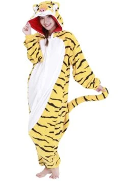 Adult Tiger Kigurumi Onesie -Halloween Costumes adult tiger kigurumi alt 4