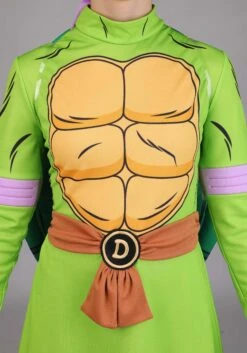 Teenage Mutant Ninja Turtles Women's Donatello Costume Dress -Halloween Costumes adult tmnt donatello costume dress alt 2