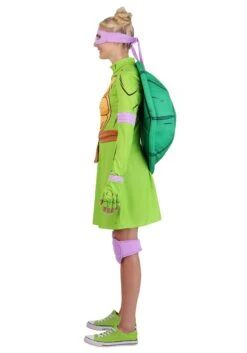 Teenage Mutant Ninja Turtles Women's Donatello Costume Dress -Halloween Costumes adult tmnt donatello costume dress alt 7