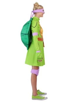 Teenage Mutant Ninja Turtles Women's Donatello Costume Dress -Halloween Costumes adult tmnt donatello costume dress alt 8