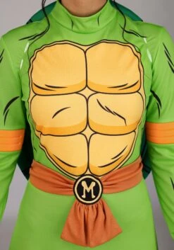 Teenage Mutant Ninja Turtles Michelangelo Women's Costume Dress -Halloween Costumes adult tmnt michelangelo costume dress alt 2