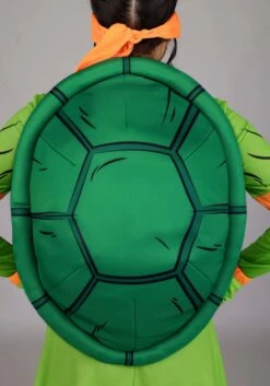 Teenage Mutant Ninja Turtles Michelangelo Women's Costume Dress -Halloween Costumes adult tmnt michelangelo costume dress alt 5