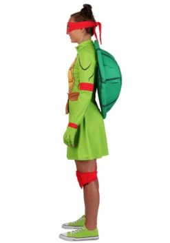 Teenage Mutant Ninja Turtles Women's Raphael Costume Dress -Halloween Costumes adult tmnt raphael costume dress alt 2