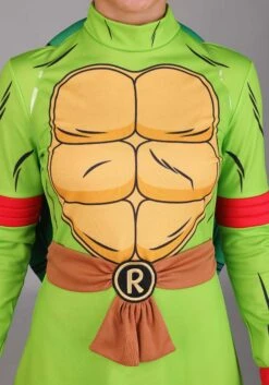 Teenage Mutant Ninja Turtles Women's Raphael Costume Dress -Halloween Costumes adult tmnt raphael costume dress alt 5