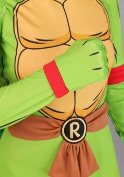Teenage Mutant Ninja Turtles Women's Raphael Costume Dress -Halloween Costumes adult tmnt raphael costume dress alt 6