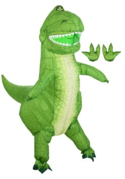 Toy Story Rex Inflatable Adult Costume -Halloween Costumes adult toy story rex inflatable costume alt 12