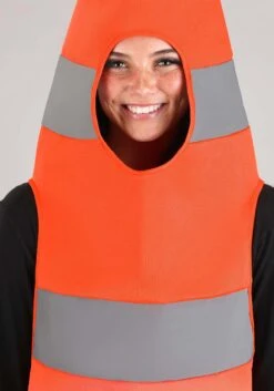 Traffic Cone Costume For Adults -Halloween Costumes adult traffic cone costume alt 1