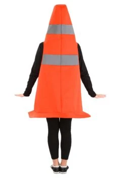 Traffic Cone Costume For Adults -Halloween Costumes adult traffic cone costume alt 2