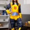 Hasbro Adult Transformers Bumblebee Union Suit 2 Hasbro Adult Transformers Bumblebee Union Suit -Halloween Costumes adult transformers bumblebee union suit