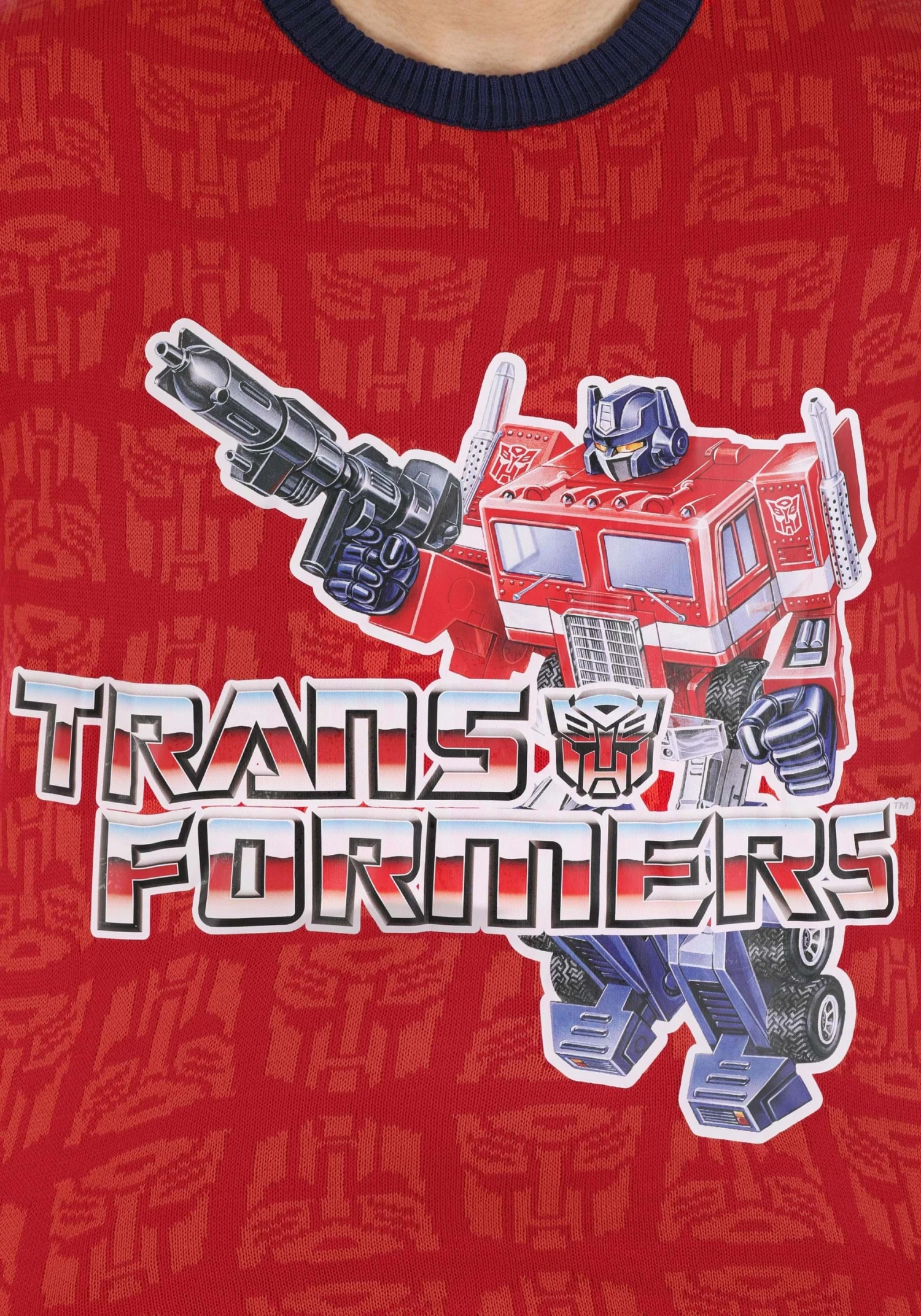 Hasbro Ugly Christmas Transformers Sweater For Adults 8 Hasbro Ugly Christmas Transformers Sweater For Adults - Image 6