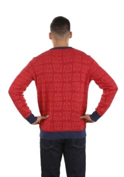 Hasbro Ugly Christmas Transformers Sweater For Adults 13 Hasbro Ugly Christmas Transformers Sweater For Adults -Halloween Costumes adult transformers sweater alt 3