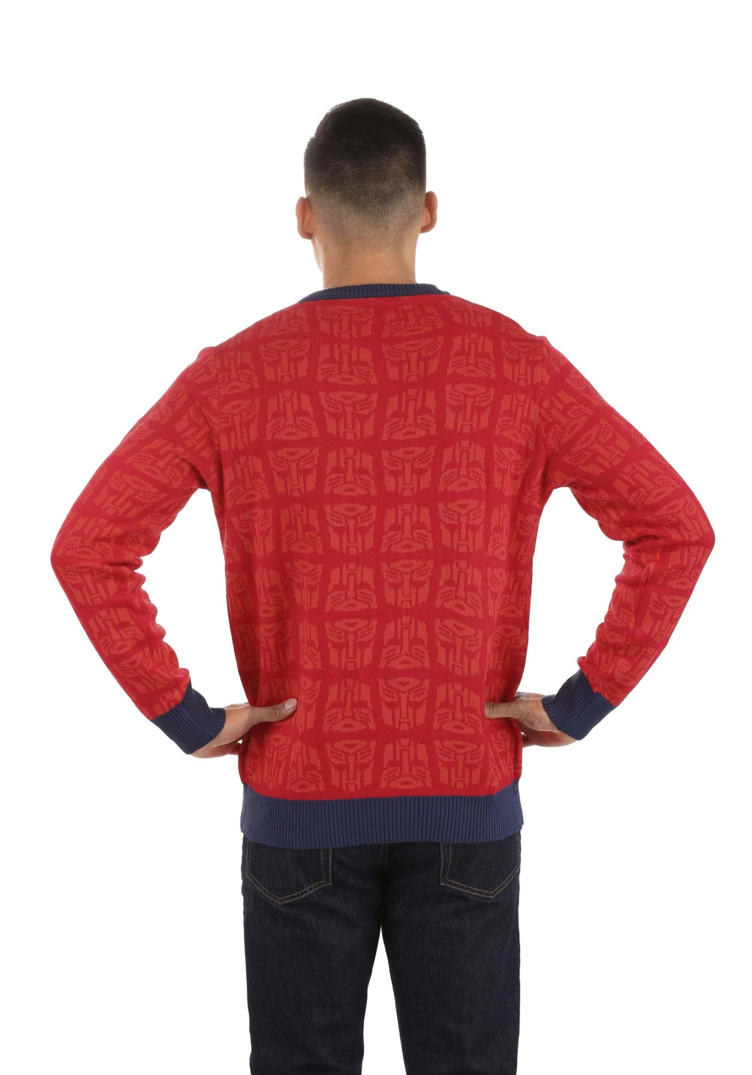 Hasbro Ugly Christmas Transformers Sweater For Adults 7 Hasbro Ugly Christmas Transformers Sweater For Adults - Image 5