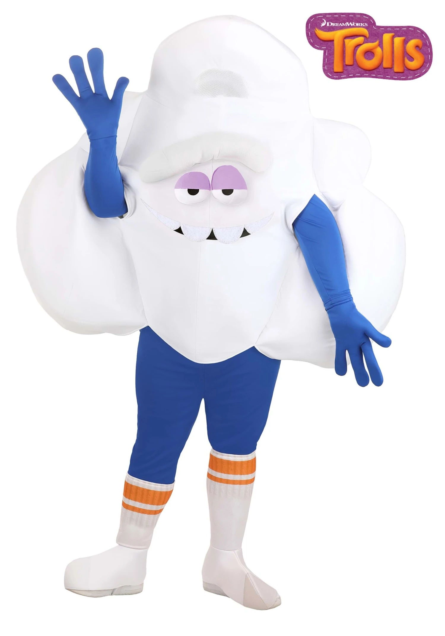 Plus Size Trolls Dreamy Cloud Guy Costume For Adults 3 Plus Size Trolls Dreamy Cloud Guy Costume For Adults