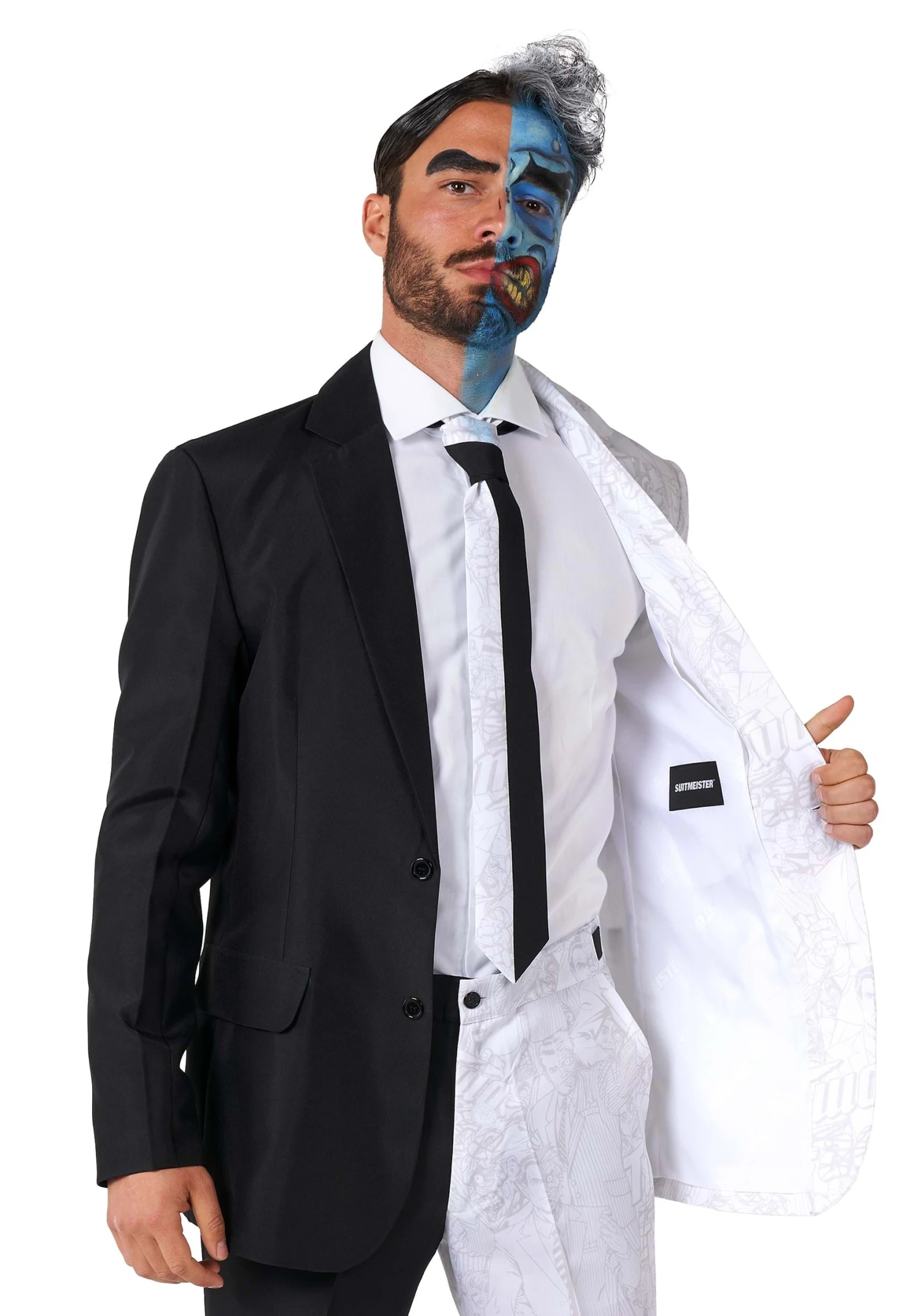 Opposuits Batman Villains Two Face Costume Suit For Men 5 Opposuits Batman Villains Two Face Costume Suit For Men - Image 3
