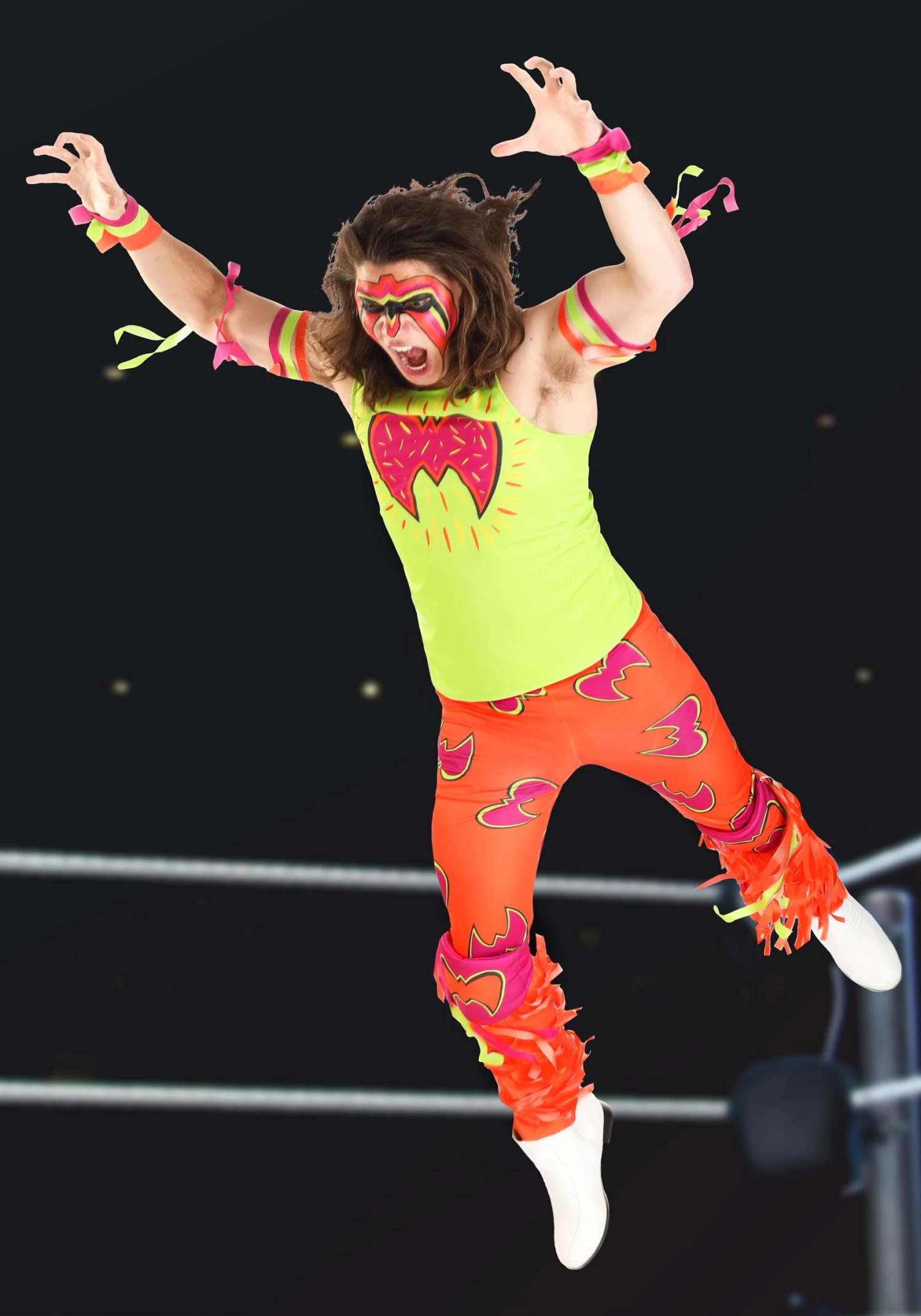 WWE Ultimate Warrior Costume For Men 4 WWE Ultimate Warrior Costume For Men - Image 2